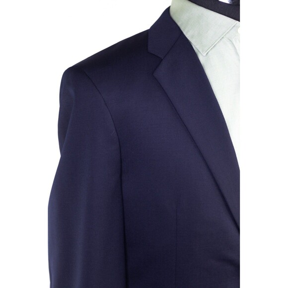 JOSEPH FEISS Mens Blue Sport Coat Jacket Blazer Wool Comfort Classic Size 41L - Picture 5 of 12